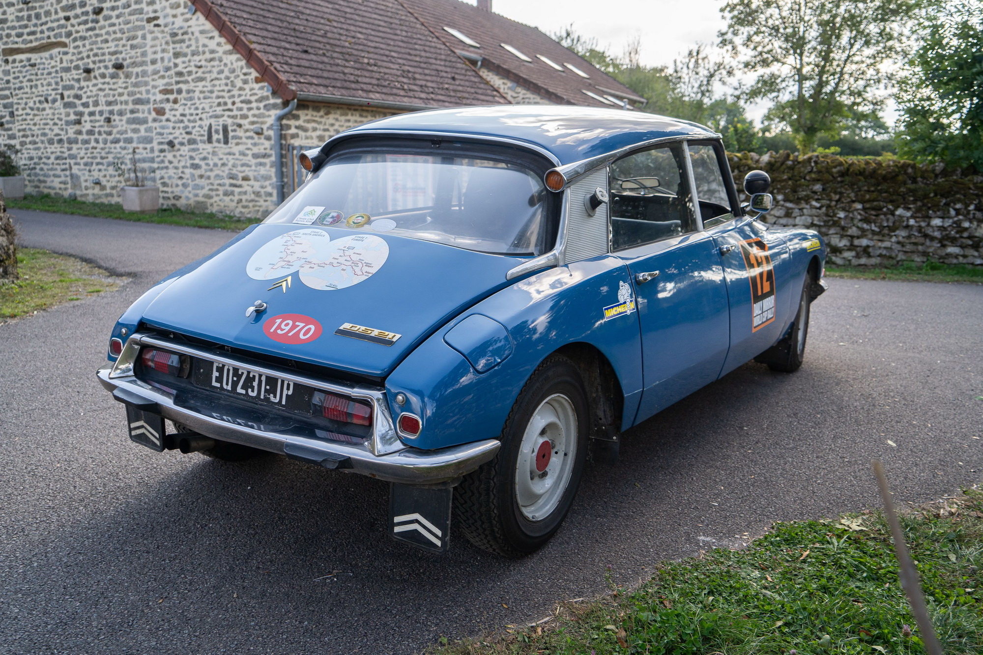 Citroën DS 21 Νο 12, World-Cup Rally 1970