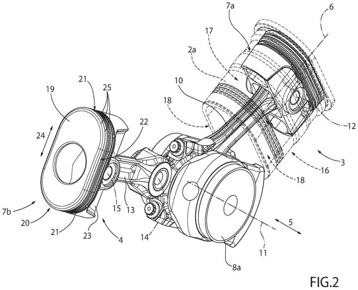 Ferrari V12 new patent