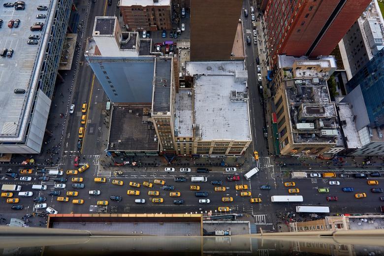 New York traffic jam