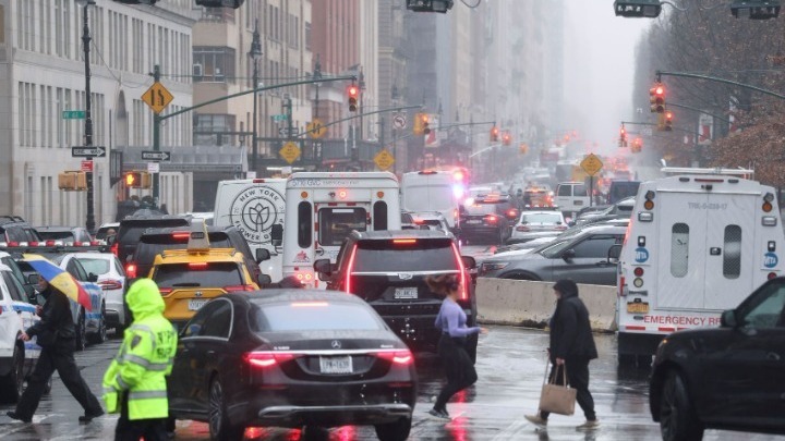 New York traffic jam