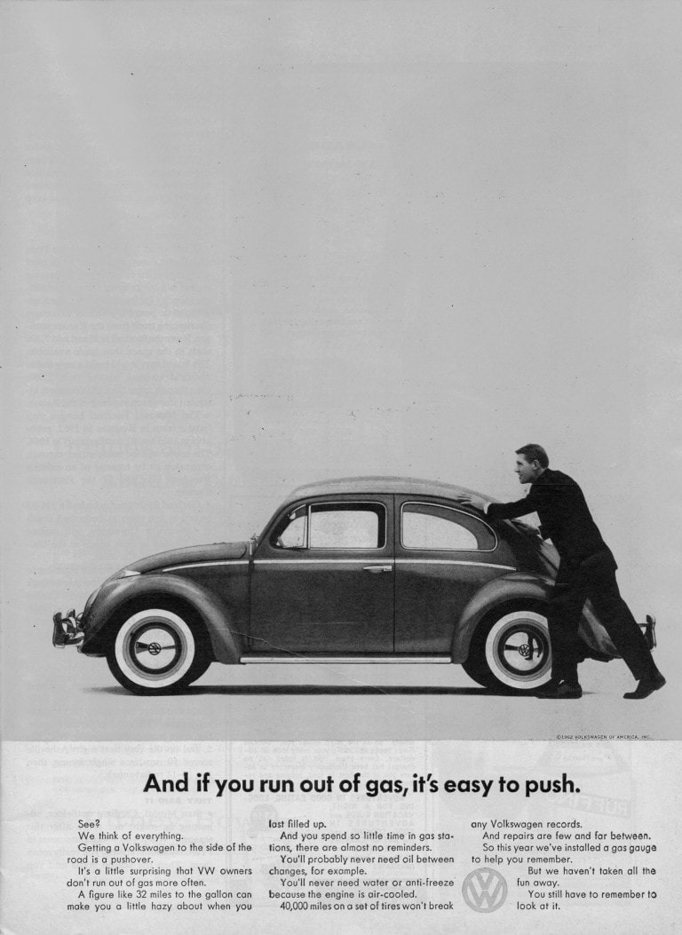 VW Beetle Think Small