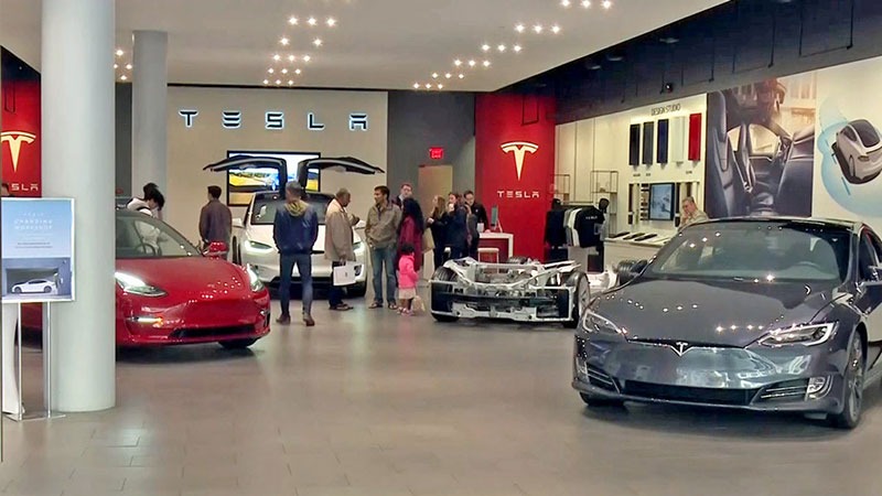 Tesla US Showroom