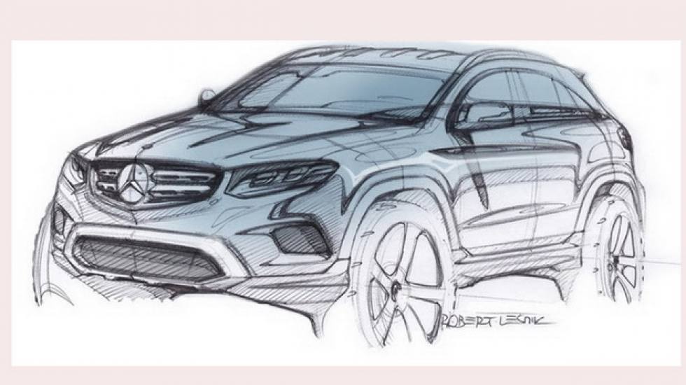 Επίσημο Νέο σκίτσο της MercedesBenz GLC  Drive